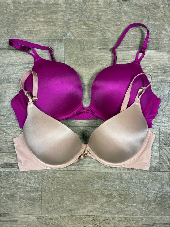 Other - Victoria Secret 2 Satin Bombshell Push Up Plunge Bras